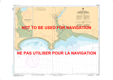 Parrsboro Harbour and Approaches / et les approches Canadian Hydrographic Nautical Charts Marine Charts (CHS) Maps 4399