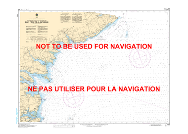 East Point to / à Cape Bear Canadian Hydrographic Nautical Charts Marine Charts (CHS) Maps 4403