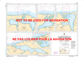 Harbours on the North Shore / Hâvres sur la Côte Nord Canadian Hydrographic Nautical Charts Marine Charts (CHS) Maps 4425
