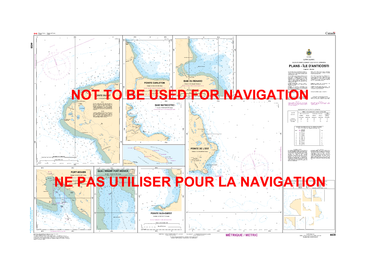 Plans - Île D'Anticosti Canadian Hydrographic Nautical Charts Marine Charts (CHS) Maps 4430