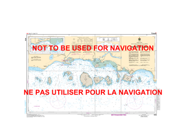 Archipel de Mingan Canadian Hydrographic Nautical Charts Marine Charts (CHS) Maps 4432