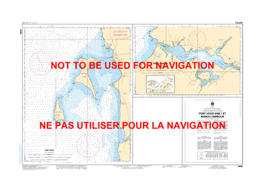 Port Hood and/et Mabou Harbour Canadian Hydrographic Nautical Charts Marine Charts (CHS) Maps 4448