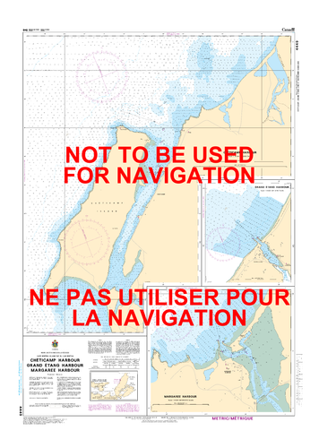 Chéticamp Harbour / Grand Étang Harbour / Margaree Harbours Canadian Hydrographic Nautical Charts Marine Charts (CHS) Maps 4449