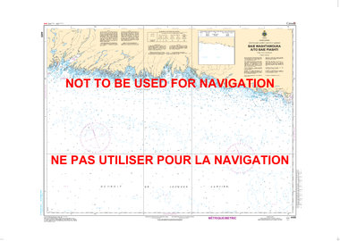 Baie Washtawouka à/to Baie Piashti Canadian Hydrographic Nautical Charts Marine Charts (CHS) Maps 4455