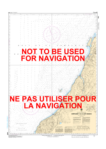 Chéticamp to / à Cape Mabou Canadian Hydrographic Nautical Charts Marine Charts (CHS) Maps 4463