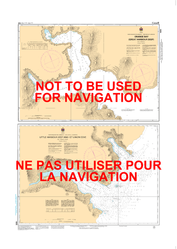 Plans - East Coast of the Island of Newfoundland/Côte Est de l'Île de Terre Neuve Canadian Hydrographic Nautical Charts Marine Charts (CHS) Maps 4505