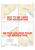 Tilt Cove and / et La Scie Harbour Canadian Hydrographic Nautical Charts Marine Charts (CHS) Maps 4522