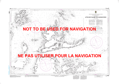 Little Bay Island to / à League Rock Canadian Hydrographic Nautical Charts Marine Charts (CHS) Maps 4592