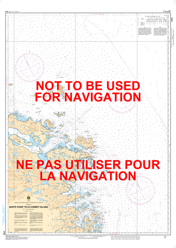 White Point to / à Corbet Island Canadian Hydrographic Nautical Charts Marine Charts (CHS) Maps 4703