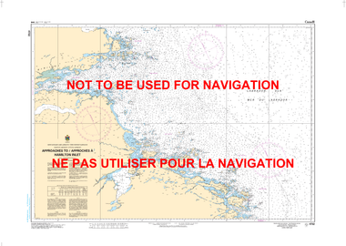 Approaches to / Approches à Hamilton Inlet Canadian Hydrographic Nautical Charts Marine Charts (CHS) Maps 4732