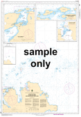 Fogo Island Northern Portion Canadian Hydrographic Nautical Charts Marine Charts (CHS) Maps 4861