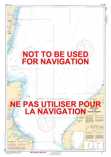 West Point à / to Baie de Tracadie Canadian Hydrographic Nautical Charts Marine Charts (CHS) Maps 4906