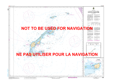 Îles de la Madeleine Canadian Hydrographic Nautical Charts Marine Charts (CHS) Maps 4950