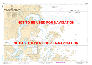 South Auliatsivik Island to / à Fenstone Tickle Island Canadian Hydrographic Nautical Charts Marine Charts (CHS) Maps 5054