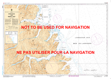 North Head to / à Murphy Head Canadian Hydrographic Nautical Charts Marine Charts (CHS) Maps 5058