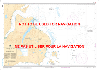 Amiktok Island to / à Osborne Point Canadian Hydrographic Nautical Charts Marine Charts (CHS) Maps 5061