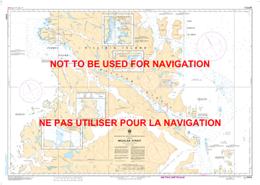 McLelan Strait Canadian Hydrographic Nautical Charts Marine Charts (CHS) Maps 5064