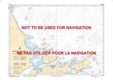 Approaches to / Approches À Cartwright: Black Island to / à Tumbledown Dick Island Canadian Hydrographic Nautical Charts Marine Charts (CHS) Maps 5134