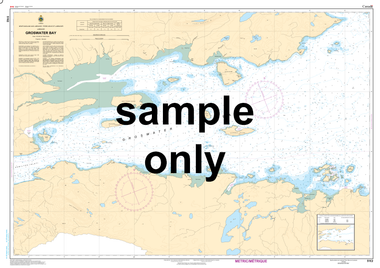 Groswater Bay Canadian Hydrographic Nautical Charts Marine Charts (CHS) Maps 5162