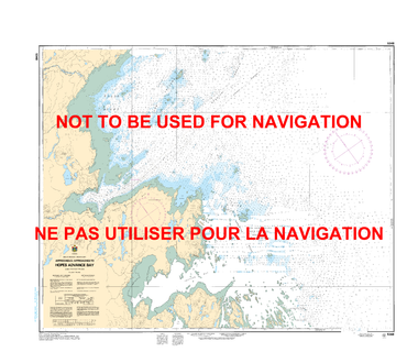 Approches à/Approaches to Hopes Advance Bay Canadian Hydrographic Nautical Charts Marine Charts (CHS) Maps 5348