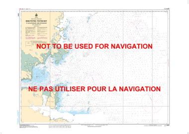 Payne Bay and Approaches Canadian Hydrographic Nautical Charts Marine Charts (CHS) Maps 5351