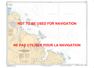 Cap du Prince-De-Galles à/to Davies Island Canadian Hydrographic Nautical Charts Marine Charts (CHS) Maps 5365
