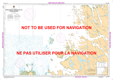 Approches à/Approaches to Rivière George Canadian Hydrographic Nautical Charts Marine Charts (CHS) Maps 5373