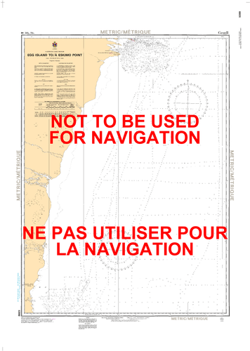 Egg Island to/à Eskimo Point Canadian Hydrographic Nautical Charts Marine Charts (CHS) Maps 5399