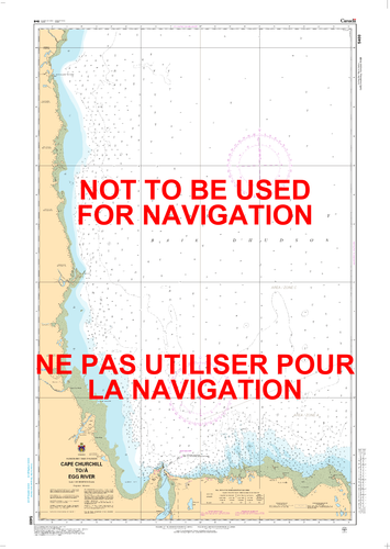 Cape Churchill to/à Egg River Canadian Hydrographic Nautical Charts Marine Charts (CHS) Maps 5400