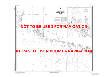 Pritzler Harbour to/à Maniittur Cape Canadian Hydrographic Nautical Charts Marine Charts (CHS) Maps 5403
