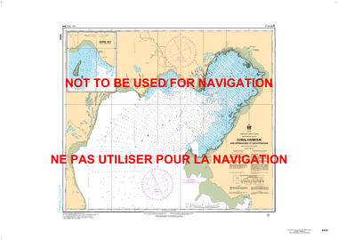 Coral Harbour and Approaches/et les approches Canadian Hydrographic Nautical Charts Marine Charts (CHS) Maps 5410