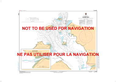 Rupert Bay Canadian Hydrographic Nautical Charts Marine Charts (CHS) Maps 5414