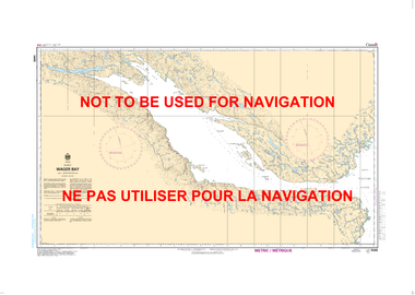 Wager Bay Canadian Hydrographic Nautical Charts Marine Charts (CHS) Maps 5440