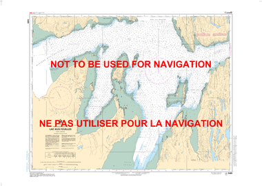 Lac aux Feuilles Canadian Hydrographic Nautical Charts Marine Charts (CHS) Maps 5469