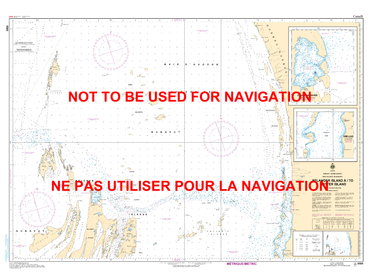 Bélanger Island à/to Cotter Island Canadian Hydrographic Nautical Charts Marine Charts (CHS) Maps 5505