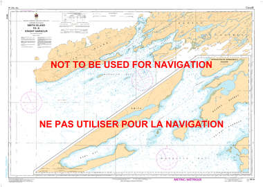 Smith Island to/à Knight Harbour Canadian Hydrographic Nautical Charts Marine Charts (CHS) Maps 5512