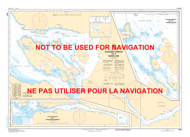 Schooner Harbour to/à Baker Lake Canadian Hydrographic Nautical Charts Marine Charts (CHS) Maps 5625
