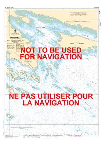 Rankin Inlet Including / Y Compris Melvin Bay And/ Et Prairie Bay Canadian Hydrographic Nautical Charts Marine Charts (CHS) Maps 5628
