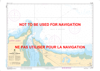 Churchill Harbour Canadian Hydrographic Nautical Charts Marine Charts (CHS) Maps 5640