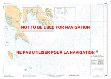 Whale Cove and Approaches / et Approches Canadian Hydrographic Nautical Charts Marine Charts (CHS) Maps 5642