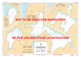 Manitoulin Island Lakes / Lacs sur Manitoulin Island Canadian Hydrographic Nautical Charts Marine Charts (CHS) Maps 6030