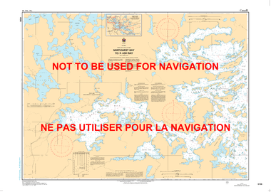 Northwest Bay to/à Ash Bay Canadian Hydrographic Nautical Charts Marine Charts (CHS) Maps 6106