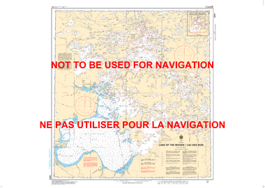 Lake of the Woods / Lac des Bois Canadian Hydrographic Nautical Charts Marine Charts (CHS) Maps 6201