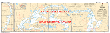 Slave Falls to/à Eaglenest Lake Canadian Hydrographic Nautical Charts Marine Charts (CHS) Maps 6207