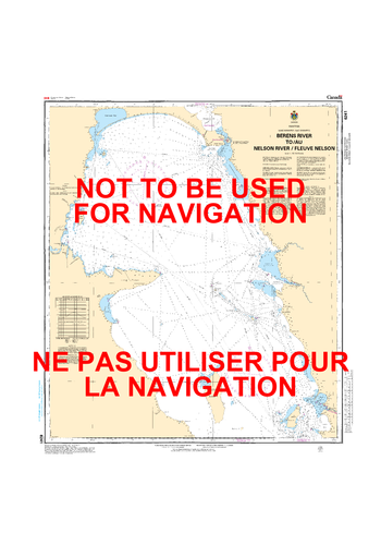 Berens River to/à Nelson River Canadian Hydrographic Nautical Charts Marine Charts (CHS) Maps 6241