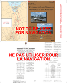 Winnipeg to/au Lake Winnipeg/Lac Winnipeg Canadian Hydrographic Nautical Charts Marine Charts (CHS) Maps 6242