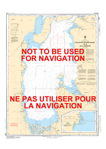 Red River / Rivière Rouge to/à Gull Harbour Canadian Hydrographic Nautical Charts Marine Charts (CHS) Maps 6251