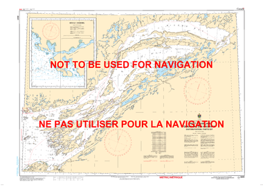Great Slave Lake/Grand lac des Esclaves, Eastern Portion/Partie est Canadian Hydrographic Nautical Charts Marine Charts (CHS) Maps 6341