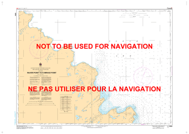 McIver Point to/à Mirage Point Canadian Hydrographic Nautical Charts Marine Charts (CHS) Maps 6354
