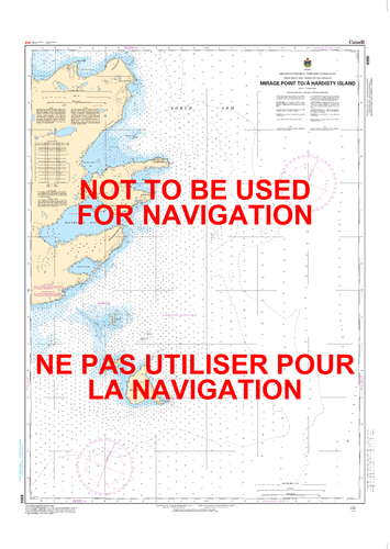 Mirage Point to/à Hardisty Island Canadian Hydrographic Nautical Charts Marine Charts (CHS) Maps 6355